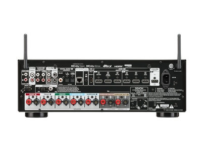 Denon X-Series AVR-X1800H 7.2 Ch. 175W 8K AV Receiver with HEOS® Built-in