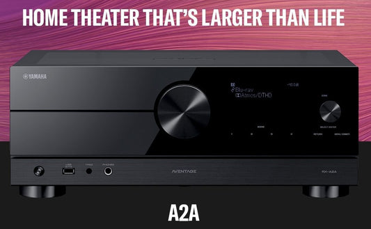 Yamaha RX-A2A 7.2-channel AV Receiver with 8K HDMI and MusicCast