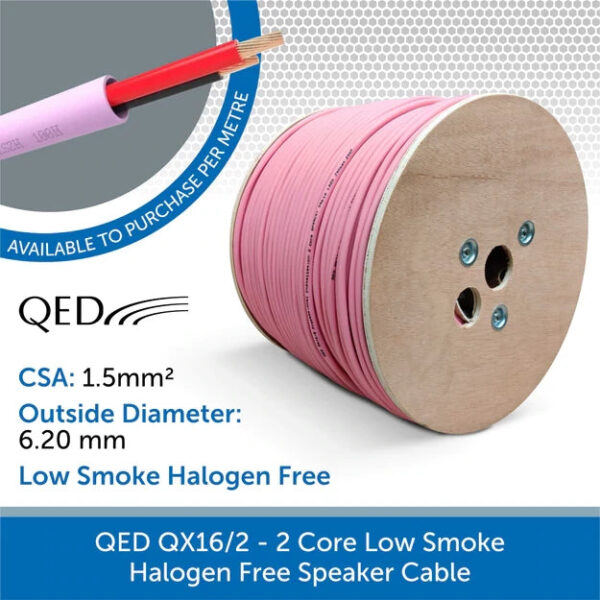 QED QX16/2 -2 Core Speaker Cable 100MTR - Image 3