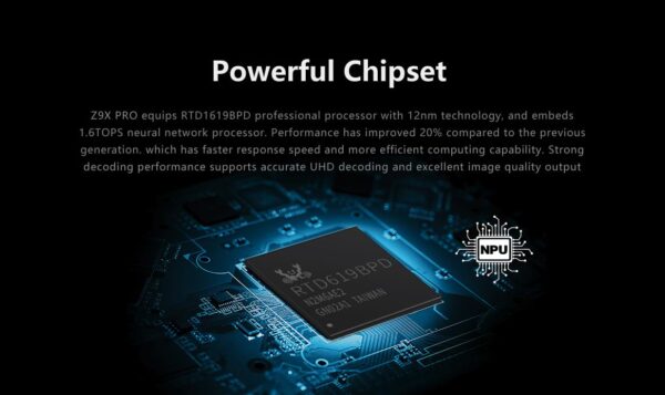 Zidoo Z9X Pro 4K Multimedia Player, RTD1619BPD Quad-core 64bit chipset, Android 11, Support HDR10+ and Dolby Vision - Image 3