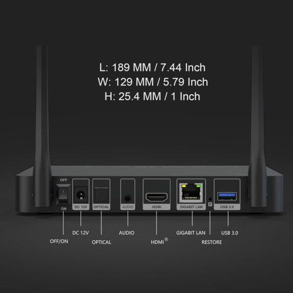 zidoo Z9X 8K- 8K HDR Media Player, Android 11 OS - Image 2