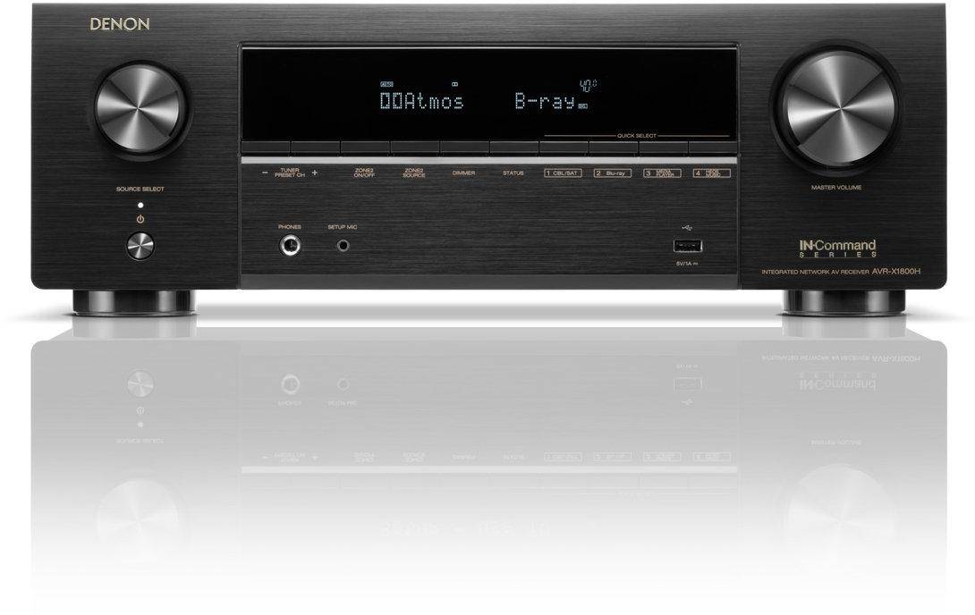 Denon X1800h 7.2 Channel 8k Av Receiver With Enveloping 3d Audio