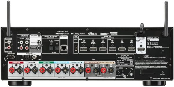 Denon X1800h 7.2 Channel 8k Av Receiver With Enveloping 3d Audio - Image 3
