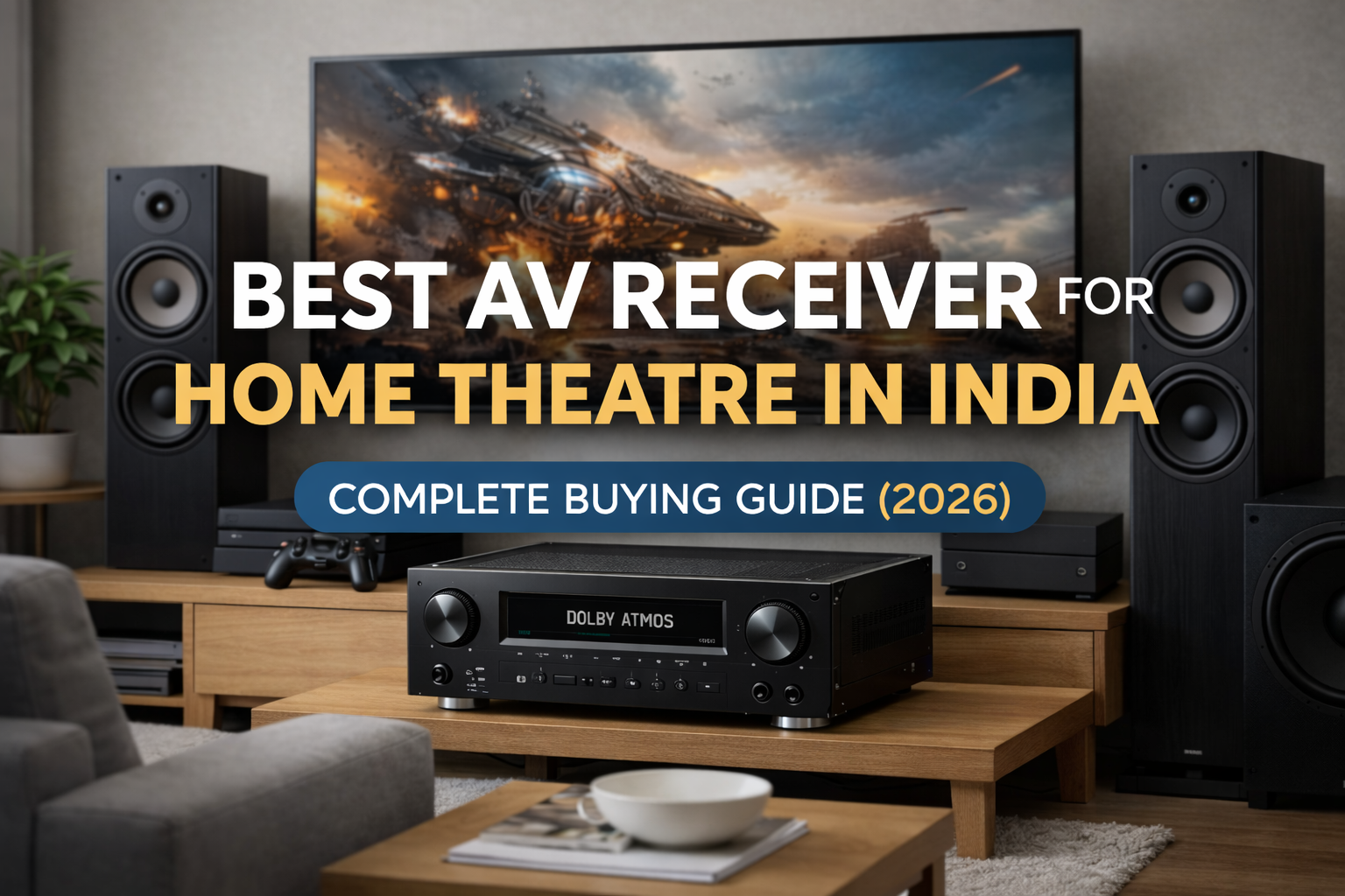 Best AV Receiver for Home Theatre in India – Complete Buying Guide (2026)