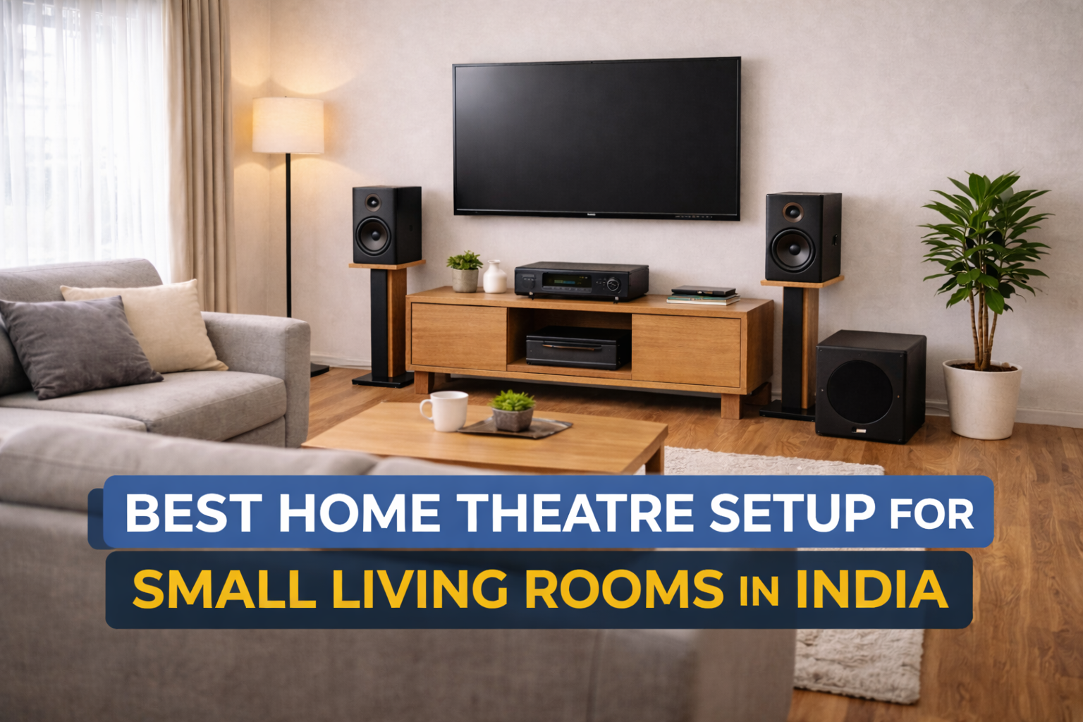 Best Home Theatre Setup for Small Living Rooms in India (2026 Complete Guide)