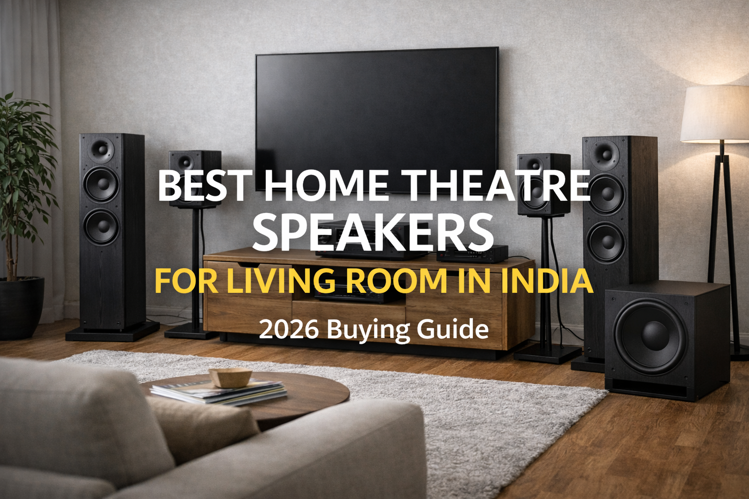 Best Home Theatre Speakers for Living Room in India (2026 Buying Guide)