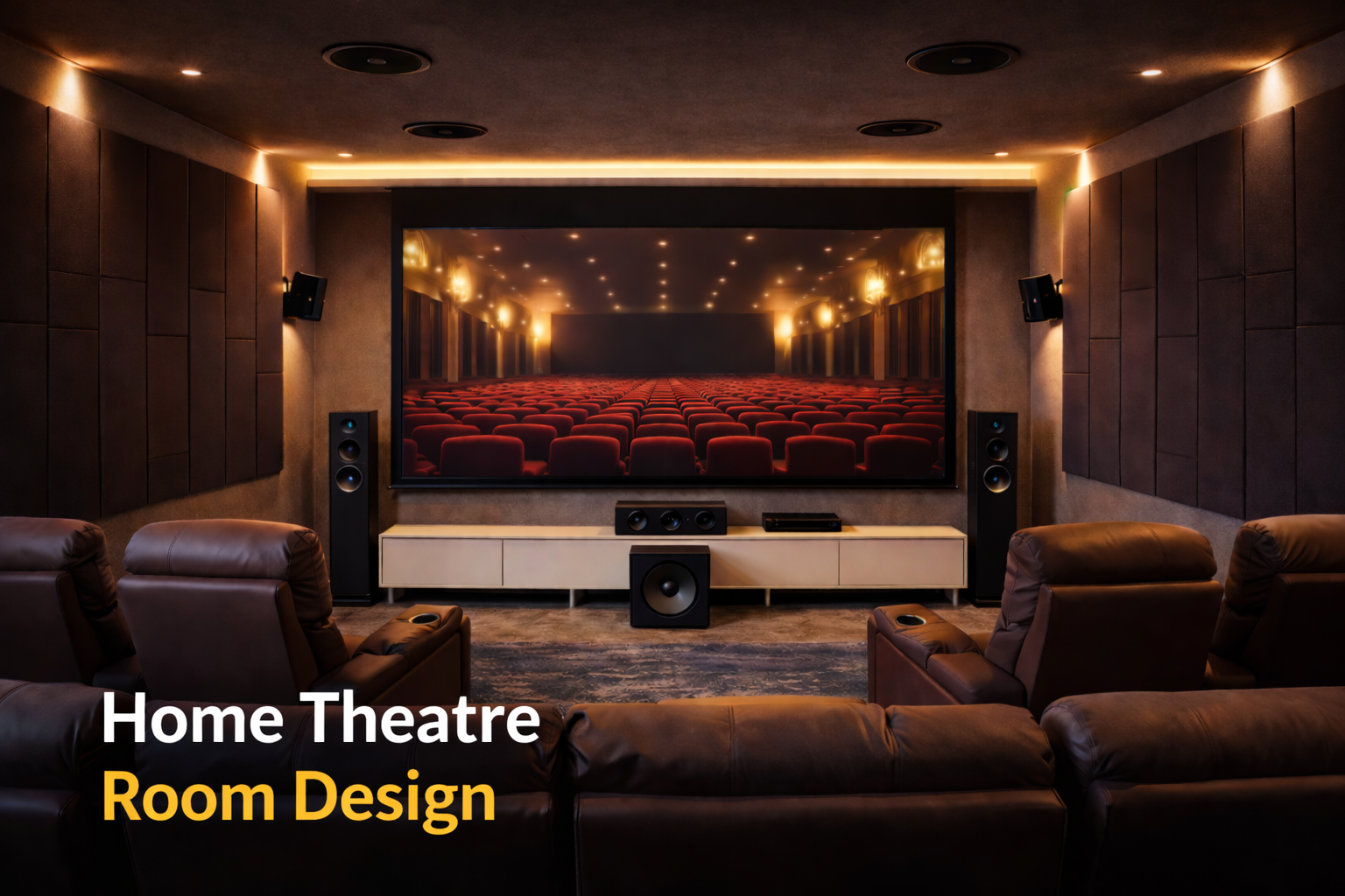 Home Theatre Room Design Guide: How to Build a Perfect Cinema Room at Home (2026)