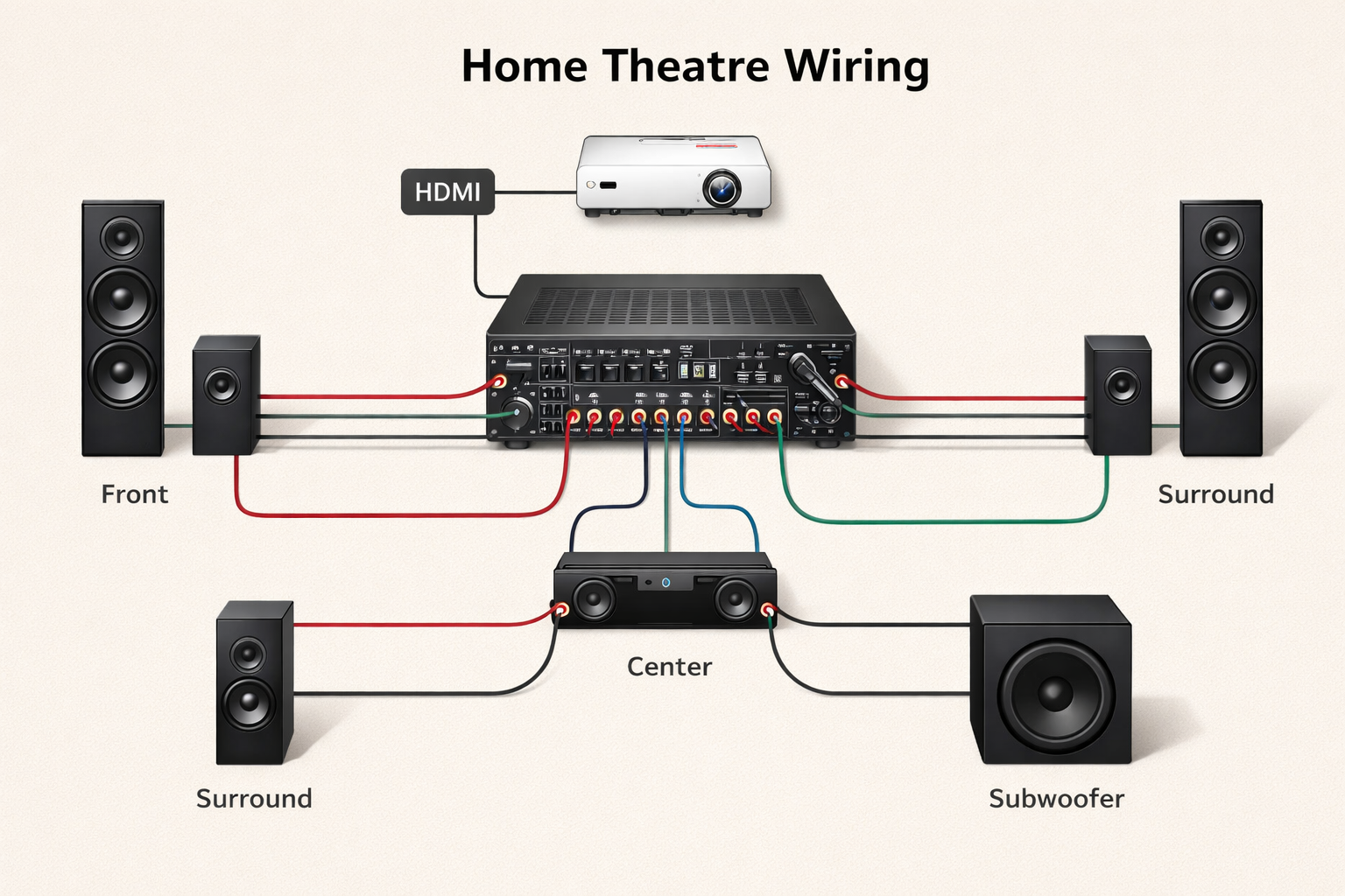 home theatre wiring