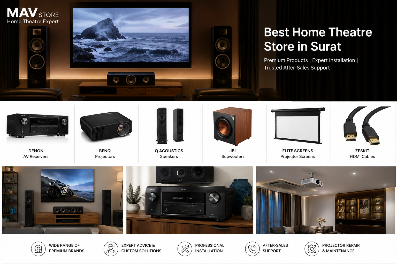 Best Home Theatre Store in Surat