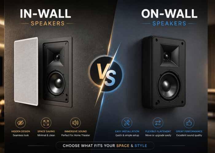 In-Wall vs On-Wall Speakers